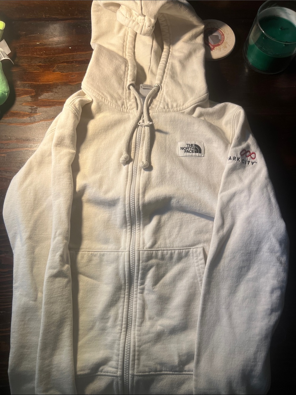 The North Face Off-White Full-Zip Hoodie